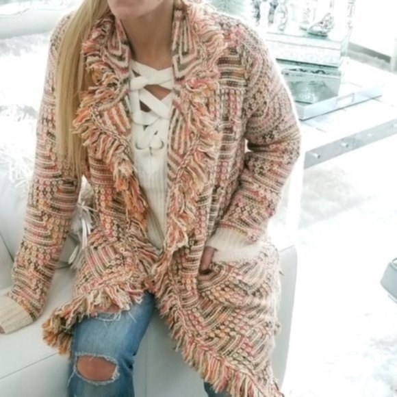 SAMANTHA Colorful Cardigan with Pockets - Picture 3 of 5